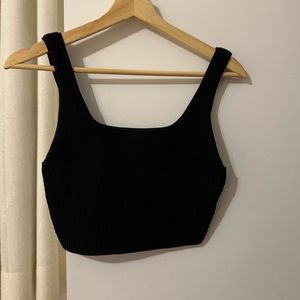 Babaton Ribbed Crop Tank